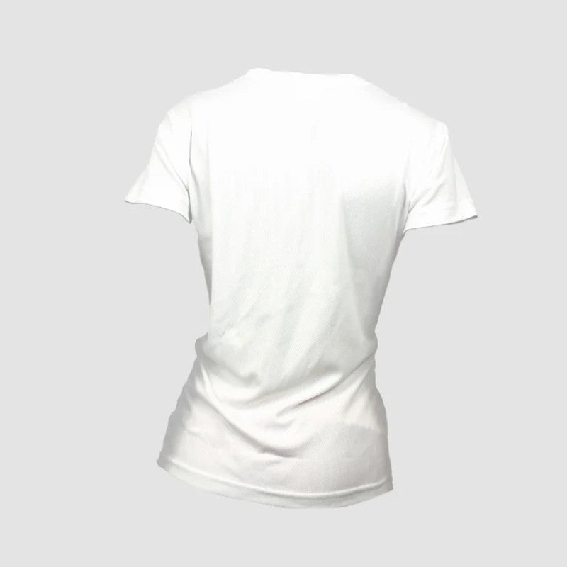 Camiseta Manga Corta Miler Femme Iffley Road Tejido Dry Sublimación Blanc