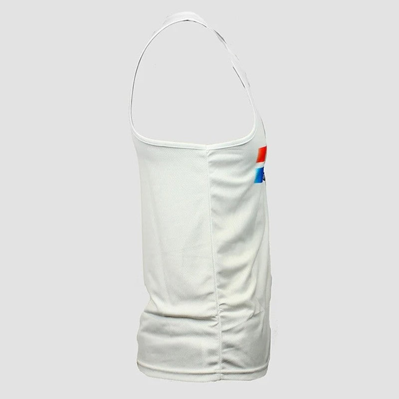 Camiseta Tirantes Miler Hombre Roger Tejido Dry Sublimación Blanc