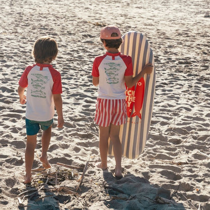 Nafukovacia surfová doska Swim Essentials – červená/modrá – úlovok dňa