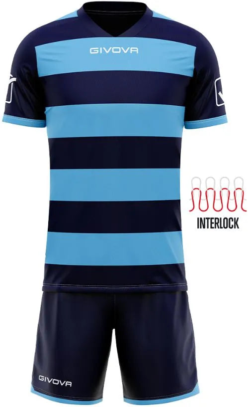 Completo Sportivo Givova Rugby Blu-Azzurro