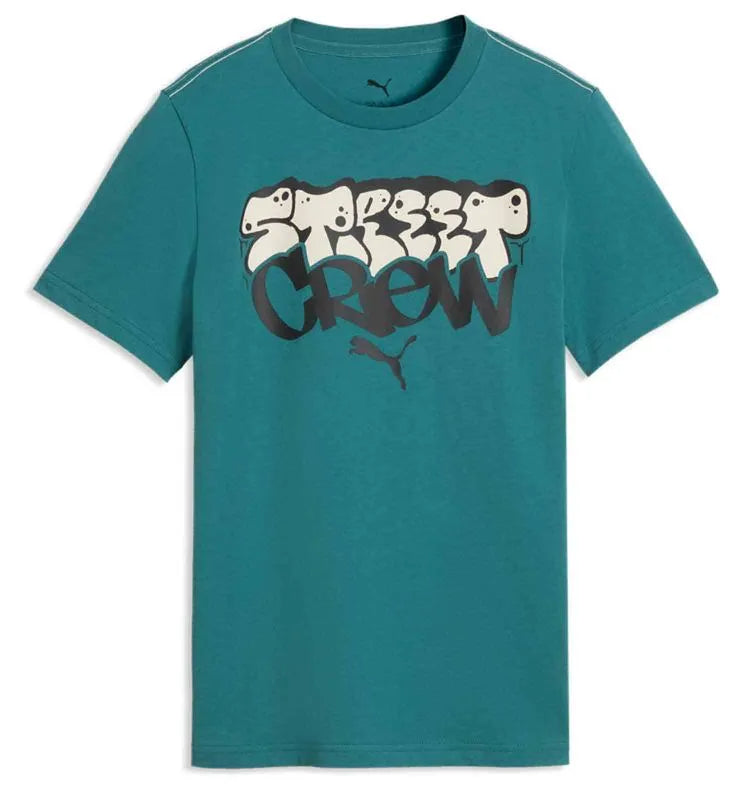 T-shirt Enfant Puma Mid90s Graphic Tee Vert
