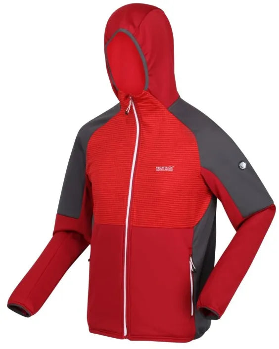Hanorac pentru bărbați Regatta Men Attare Jachetă Softshell Roșu 2xl