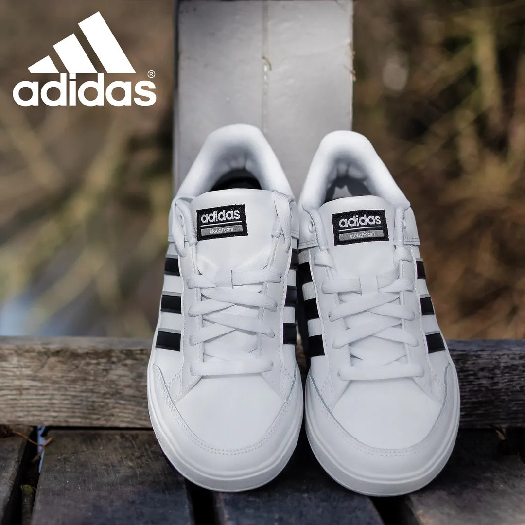 Adidas Cloudfoam All Court White Sports Shoes