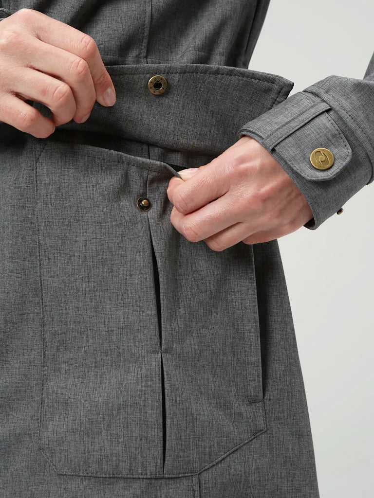 Damen-Softshellmantel Loap Lavila Gry Grey