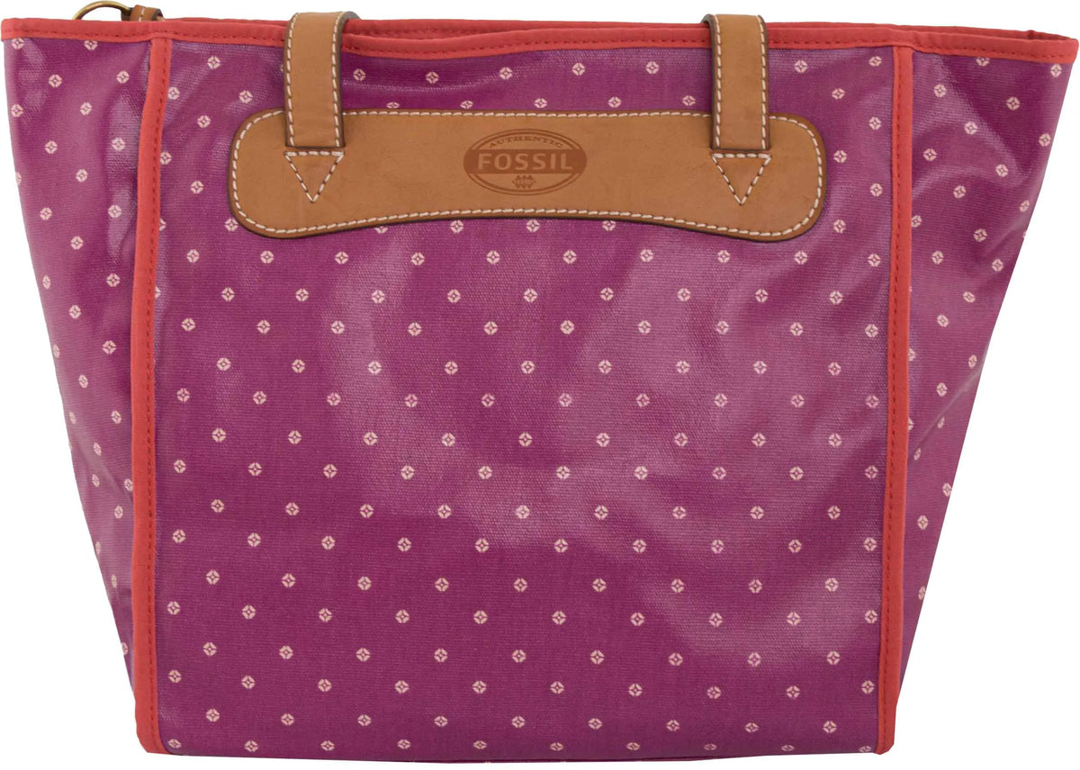 Дамска чанта Fossil Keyper Shopper 42 см лилава