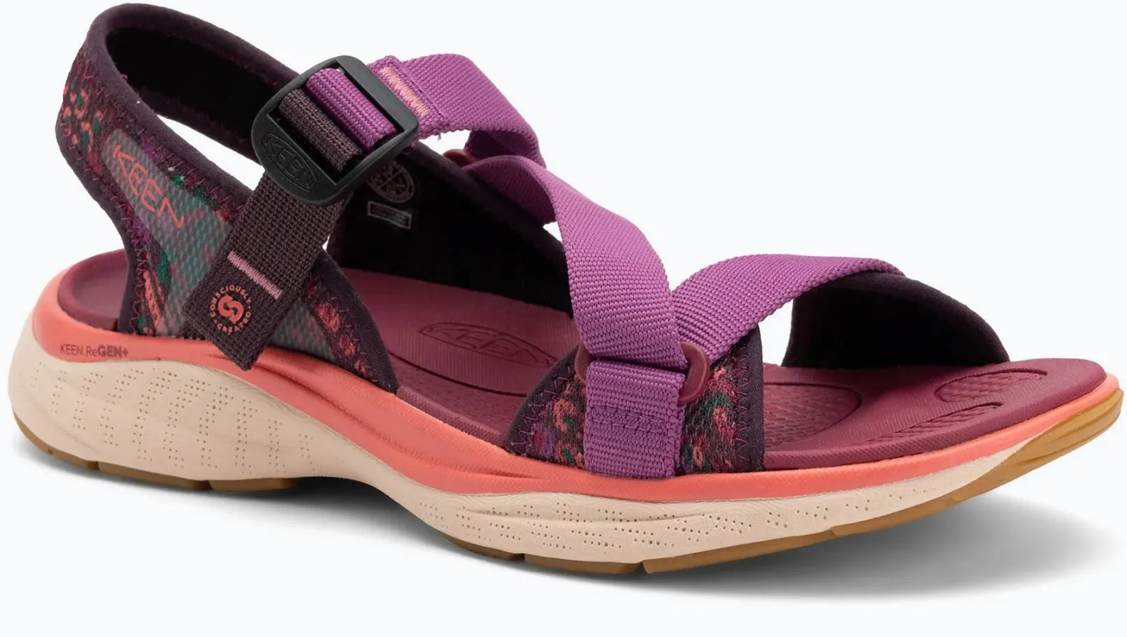 Sandalias de mujer Keen wmns leiki ot sandal ciruela perfecta/dubarry rosa 39