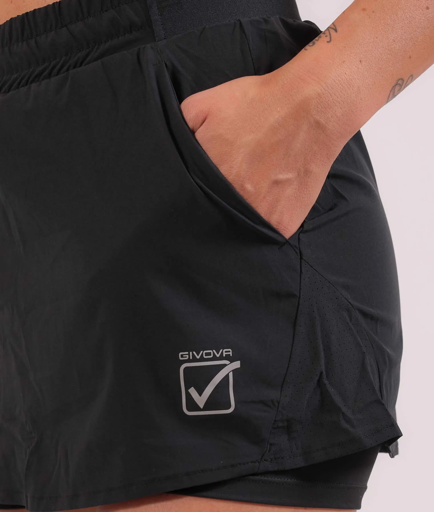 Női sportszoknya givova padel fitness fekete l