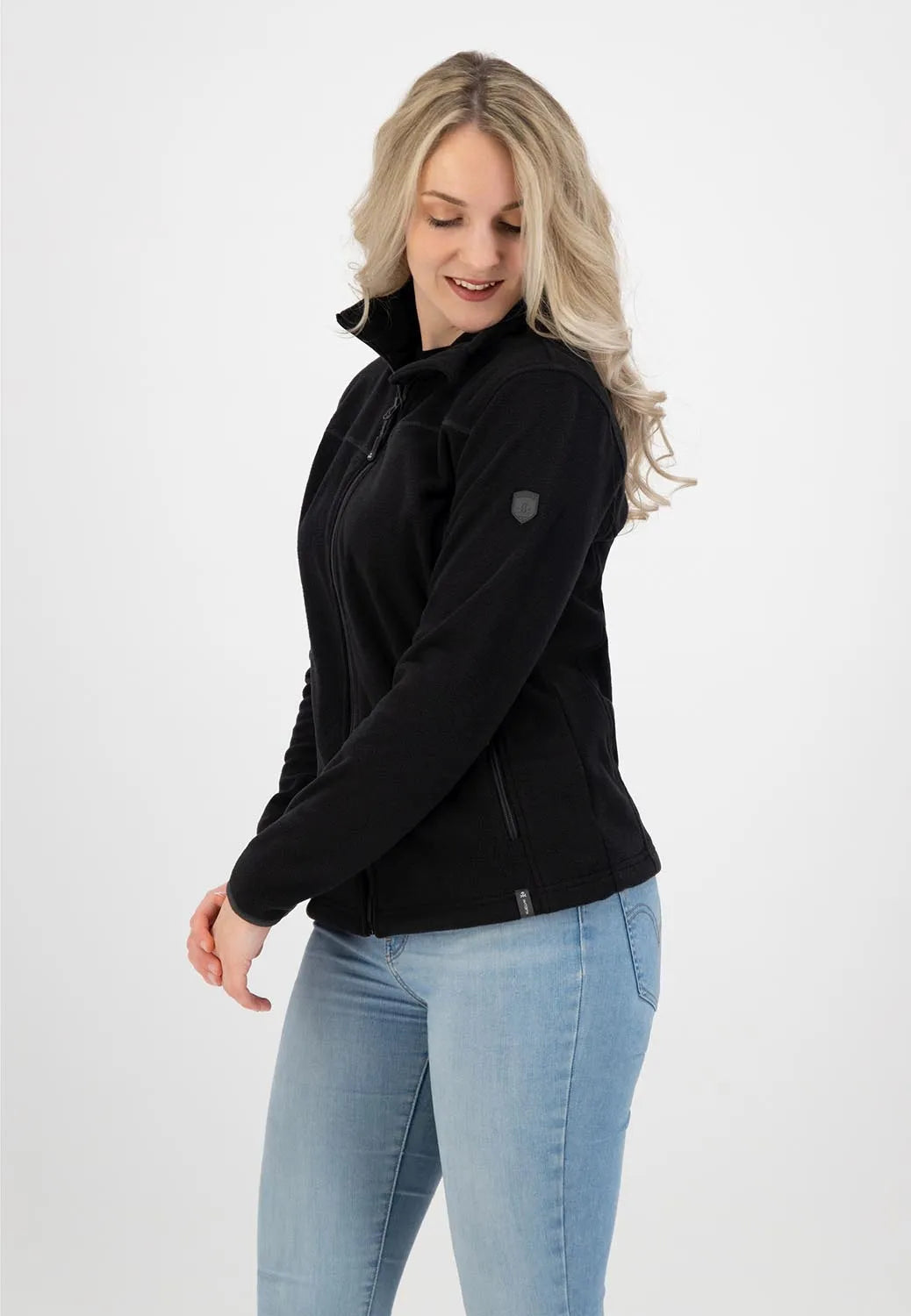 Damesfleecessweatshirt Kjelvik Polar Danique Zwart
