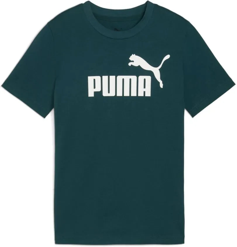 T-shirt enfant puma ess no. 1 t-shirt logo b vert 152