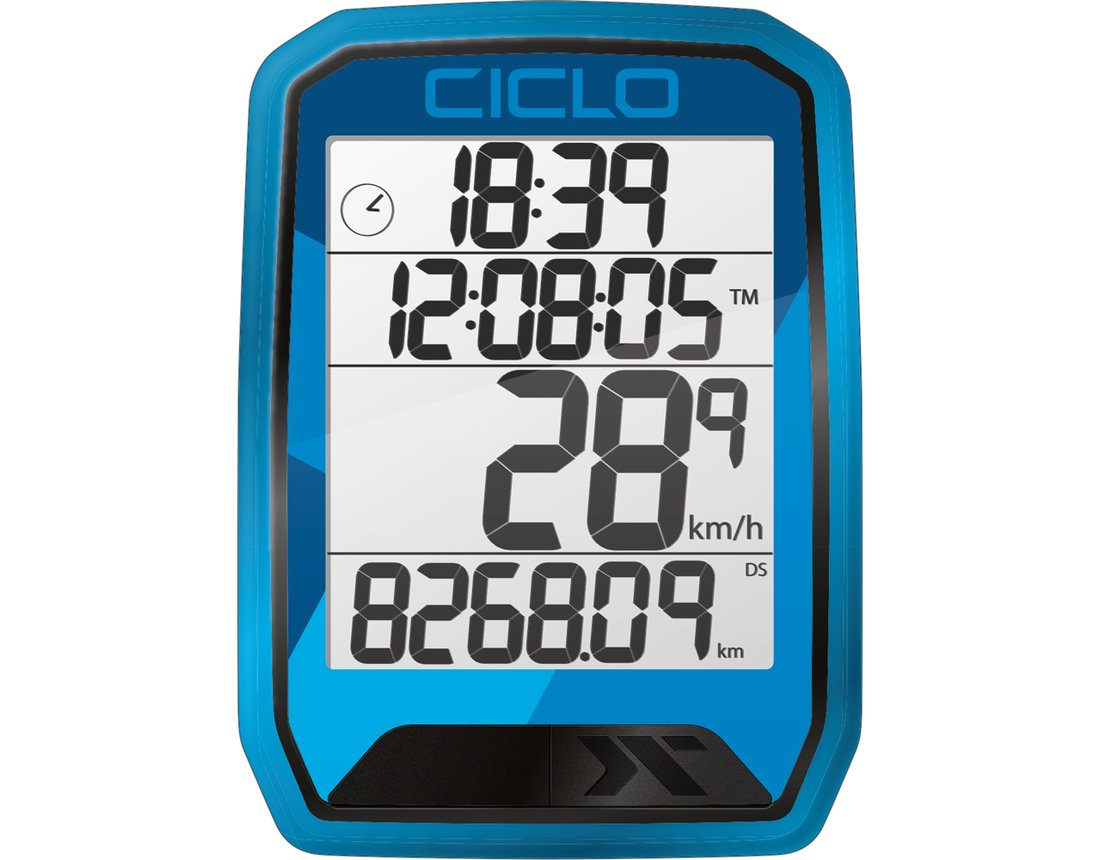 Speedometer Ciclosport Protos 113 Wired - Blue