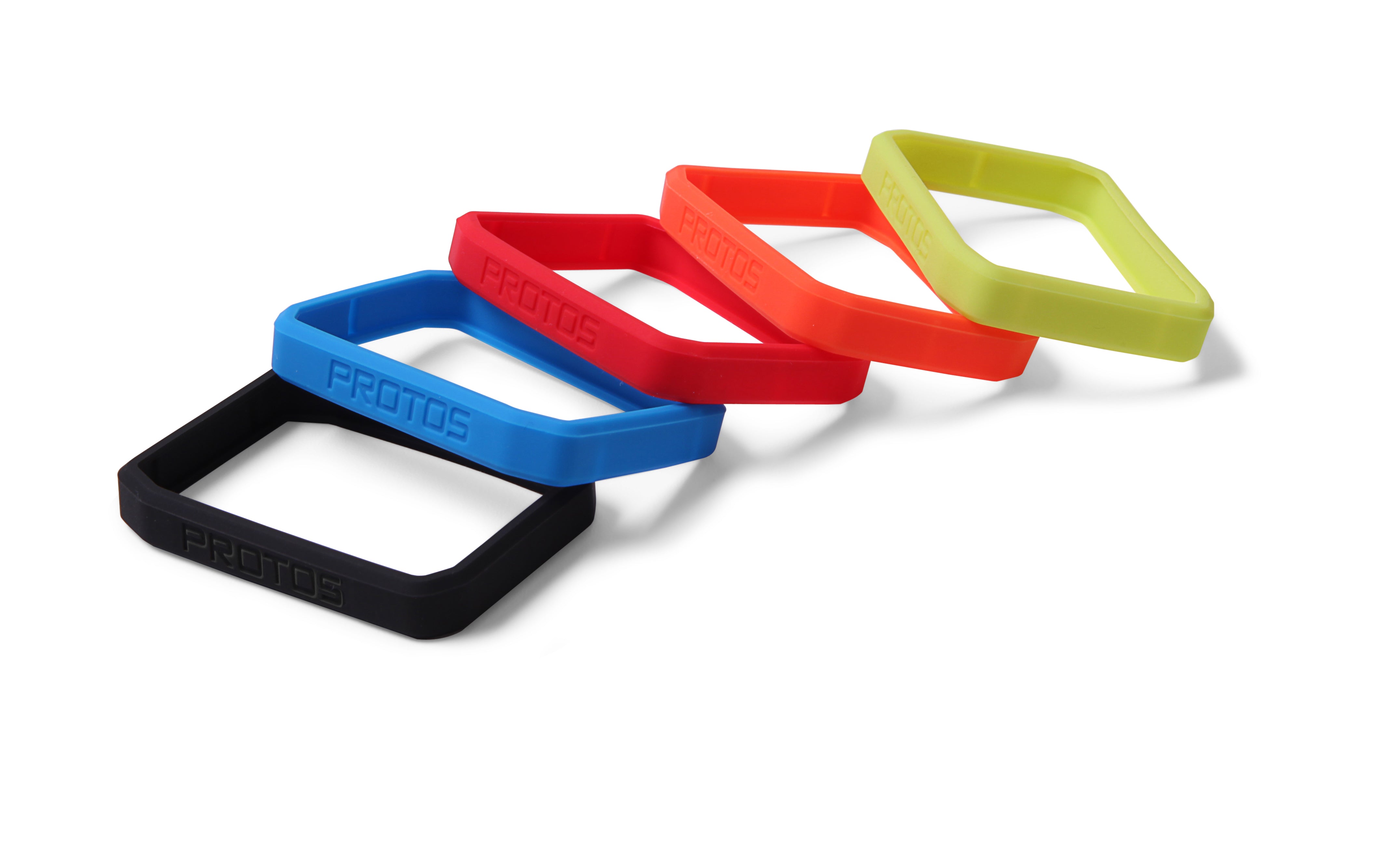 Ciclosport Protos siliconen beschermende elastiekjes - set van 5 kleuren