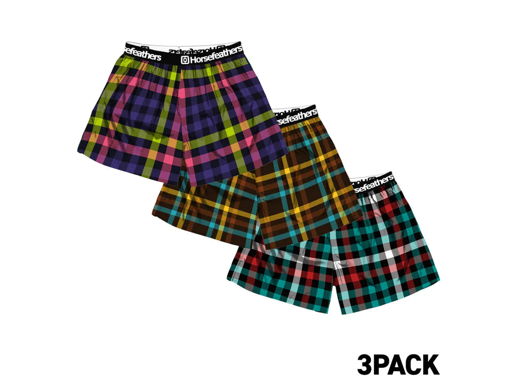 Horsefeathers Clay 3pack Boxer Shorts (bundle 4)