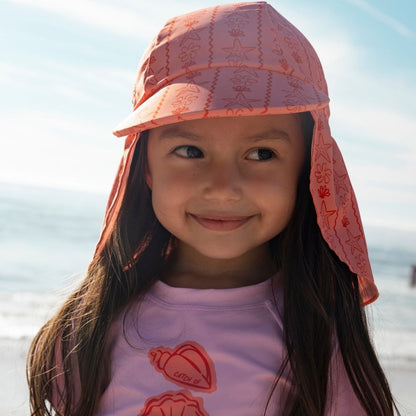 Swim Essentials Uv Sun Cap - Pink - Coastal Charm
