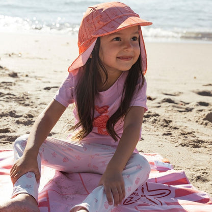 Swim Essentials Uv Sun Cap - Pink - Coastal Charm