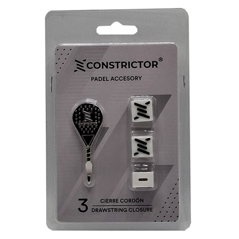 Constrictor Cord Closure For Padel Rackets White