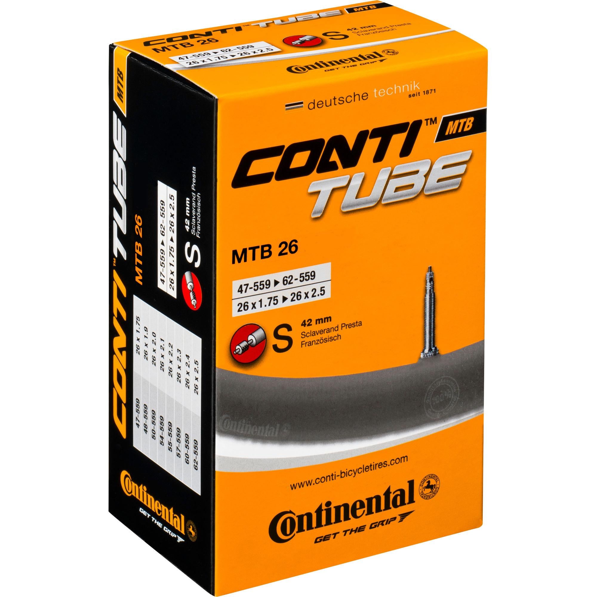 Innenrohr Continental Mtb 26 - 42 mm Kugelgelenk