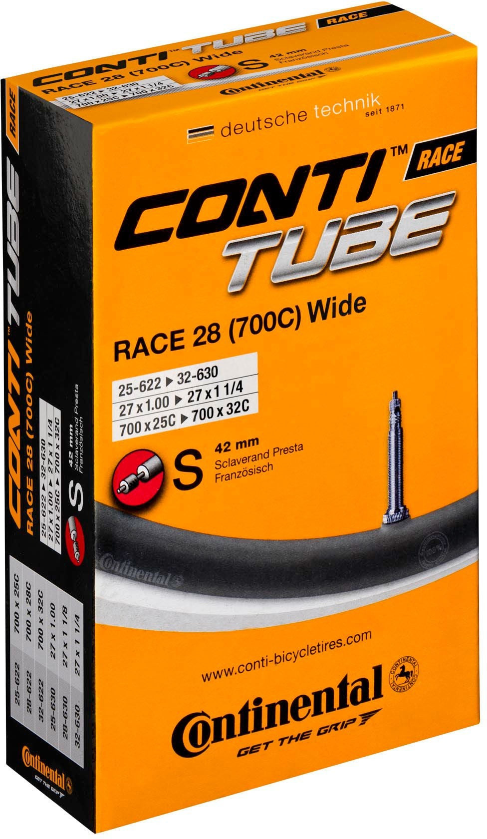 Inner Tube Continental Race 28 Wide - Tubular 42mm
