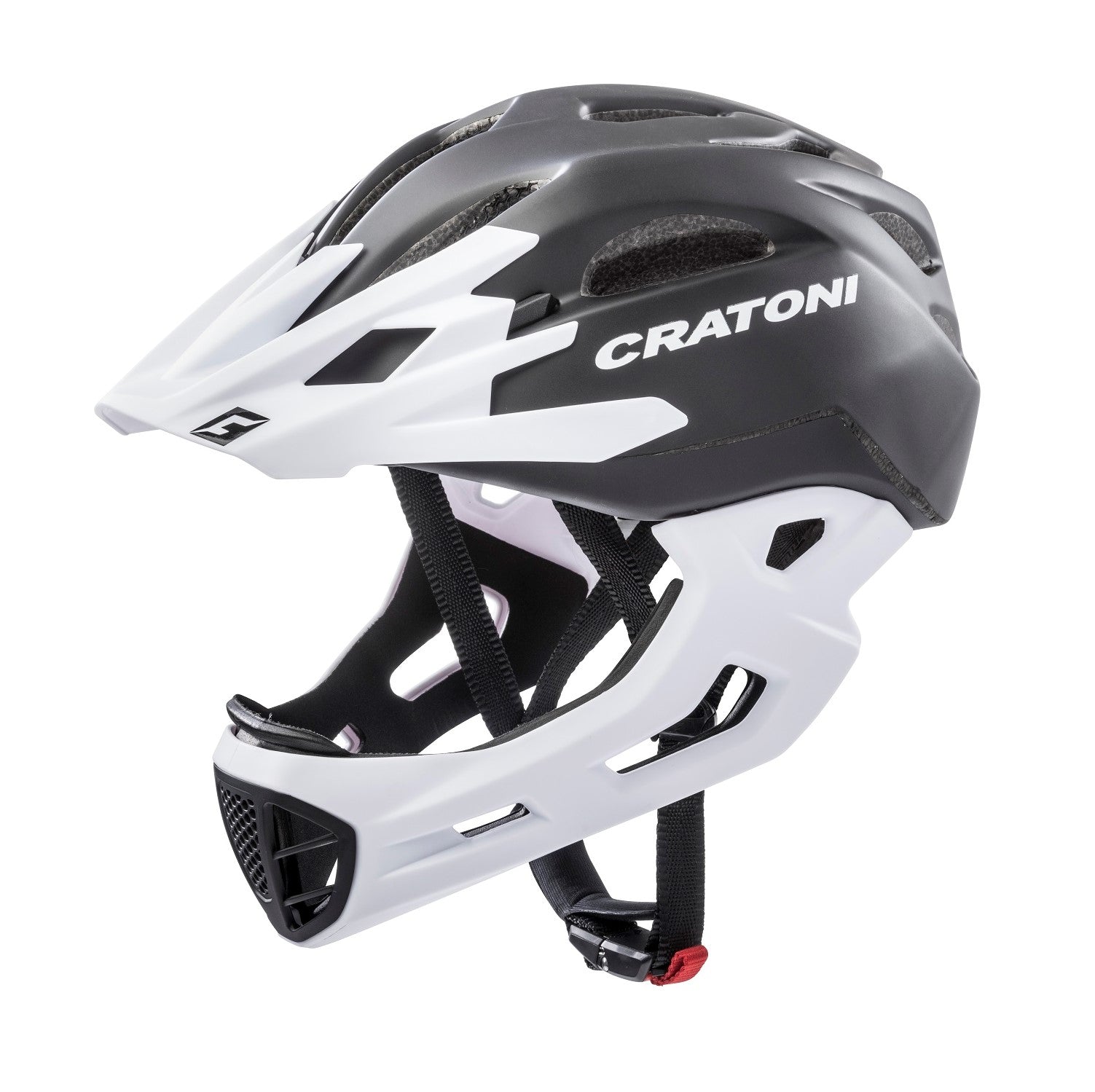 Каска Cratoni C-maniac Black/white Matt - L/xl (59-62cm)