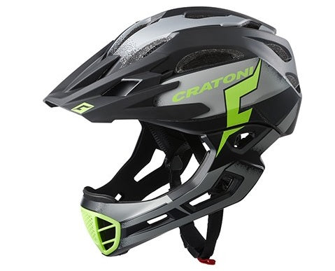 Helmet Cratoni Cmaniac Pro Black/lime Matt
