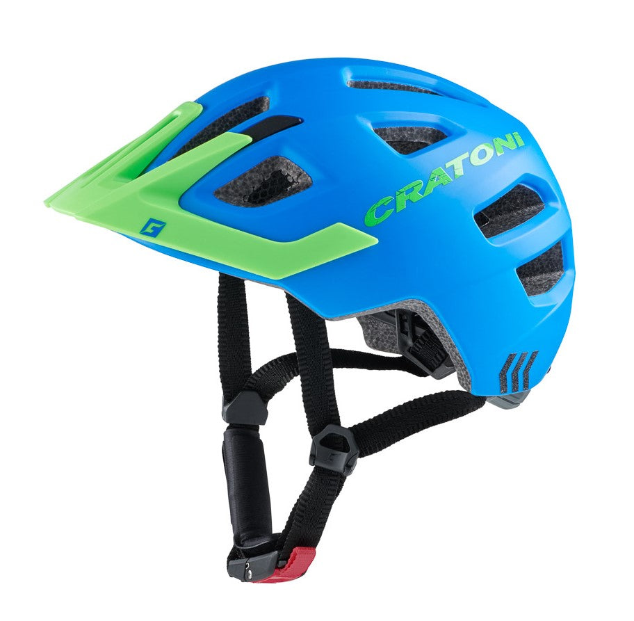 Cratoni Maxster Pro Blue/green Matt Children's Helmet