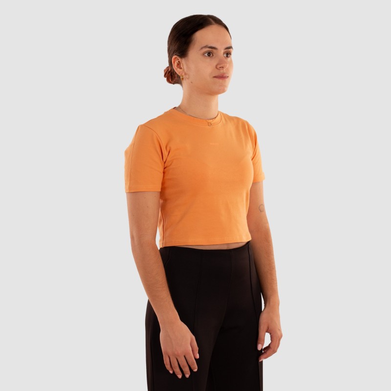 Crop Top Squba Aqua Weiß