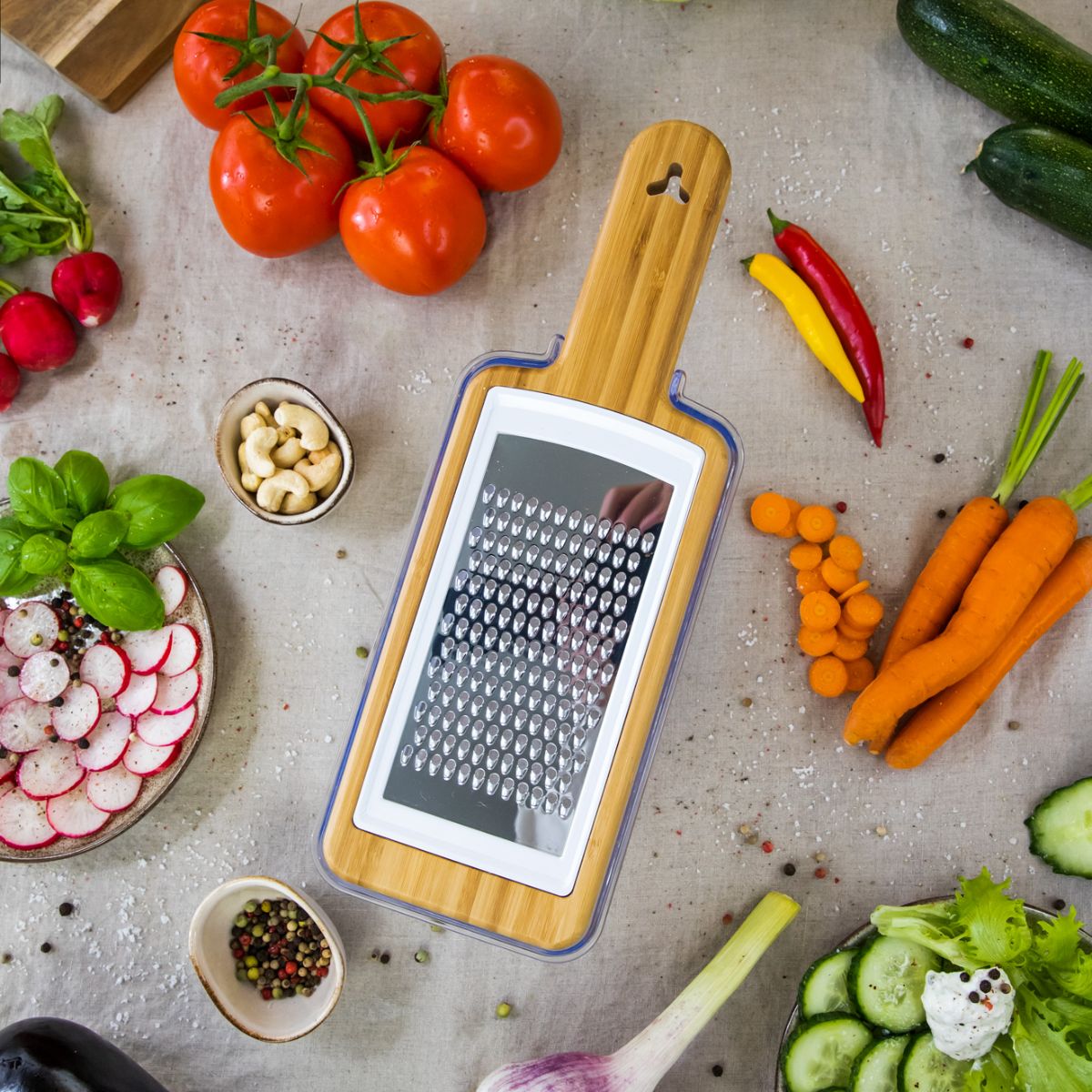 Just Vegan - Dicer Bamboo Veggi - Mandolina