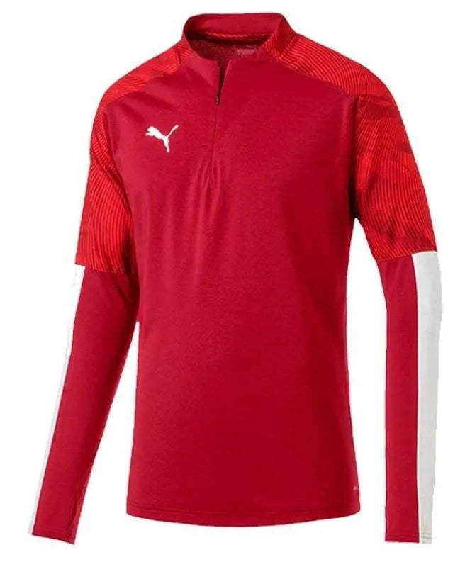 Sudadera puma cup entrenamiento 1/4 zip top rojo s