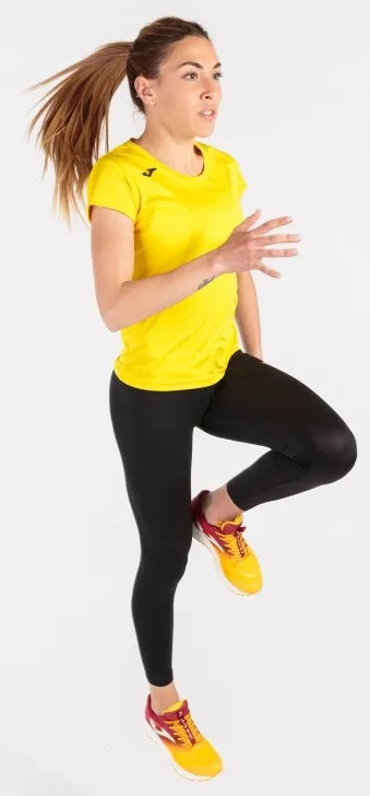 Camiseta feminina joma record ii amarela xl