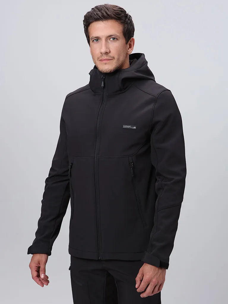 Herren Softshelljacke Loap Lucas Schwarz