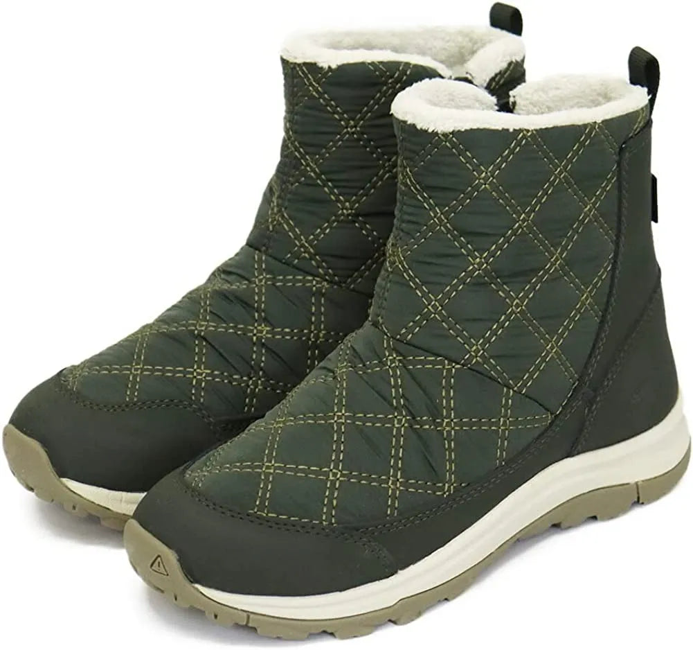 Chaussures pour femmes Keen wms terradora ii hivernal pull-on wp colophane-vert olive foncé 37,5