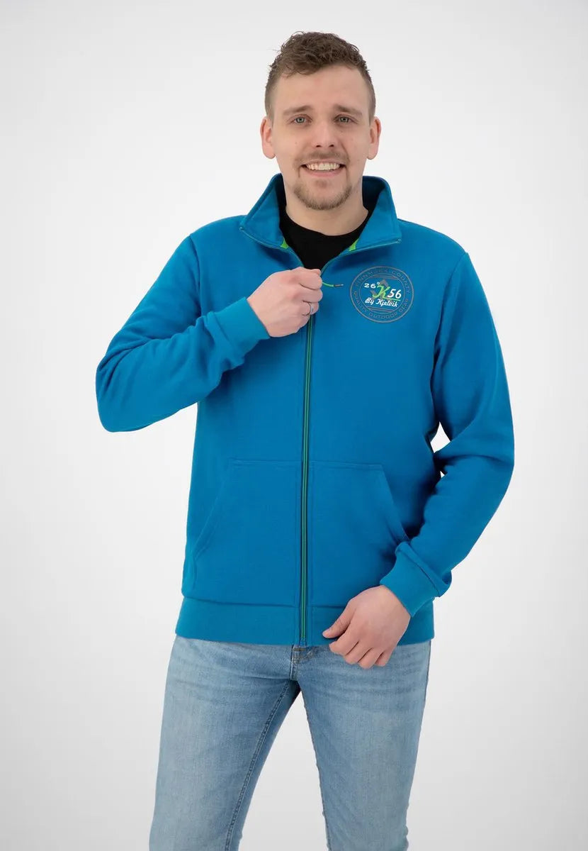 Herensweatshirt kjelvik xem blauw xl
