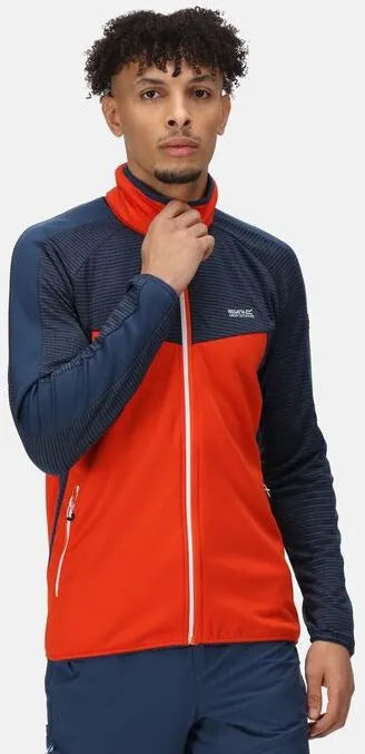 Hanorac pentru bărbați Regatta Men Yare Vi Extol Stretch Softshell Jacket Rusty Orange