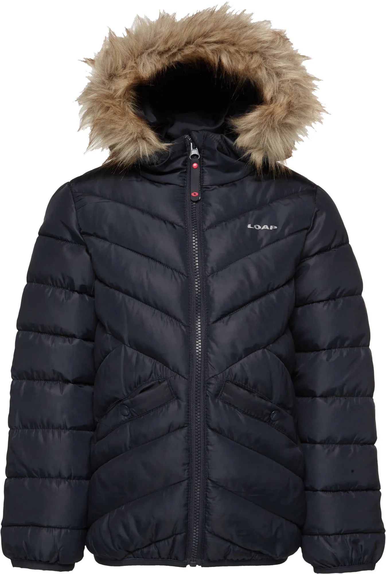 Veste d'hiver pour enfants Loop Involva bleu foncé 122-128