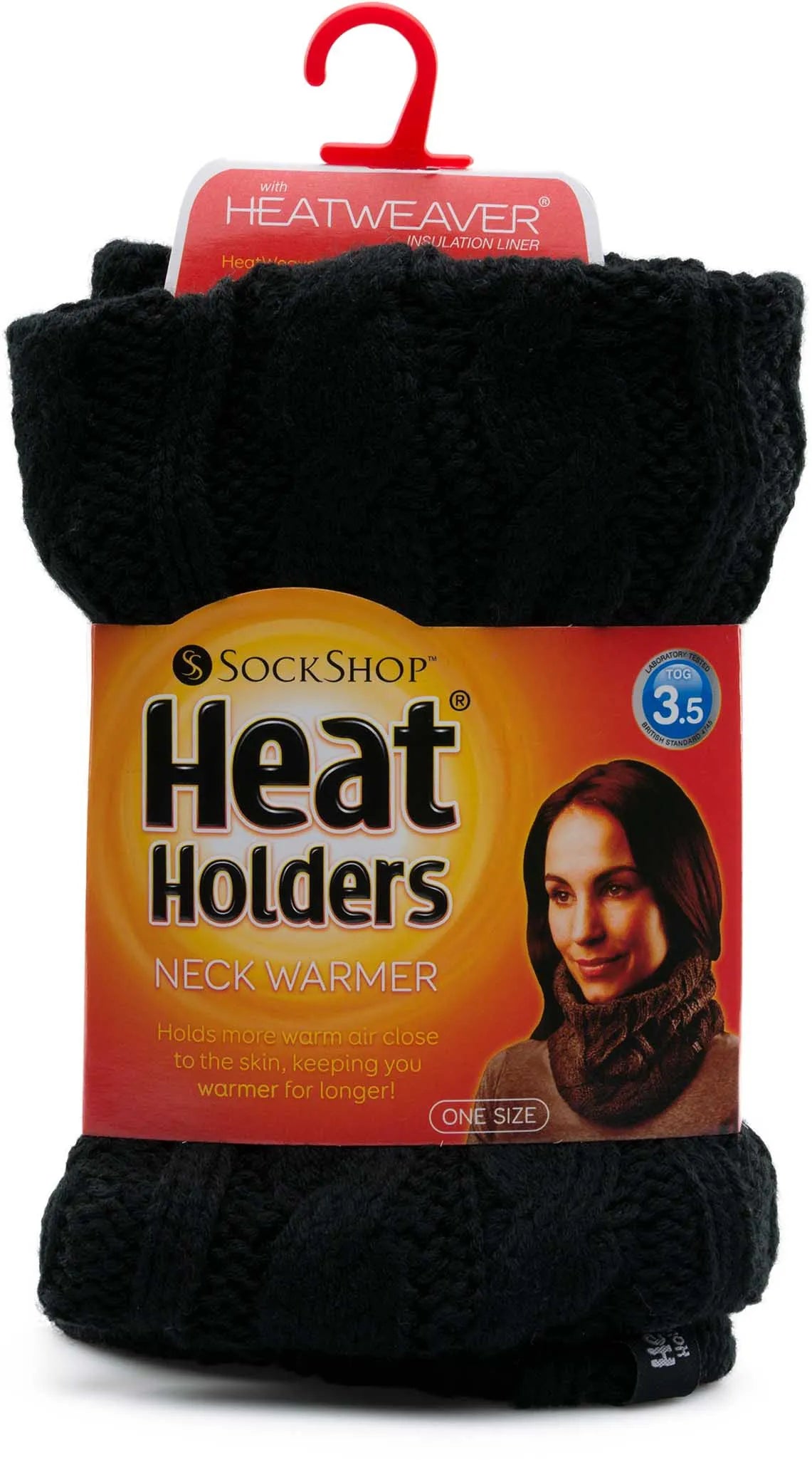 Women's Winter Neck Gaiter Heat Holders Black