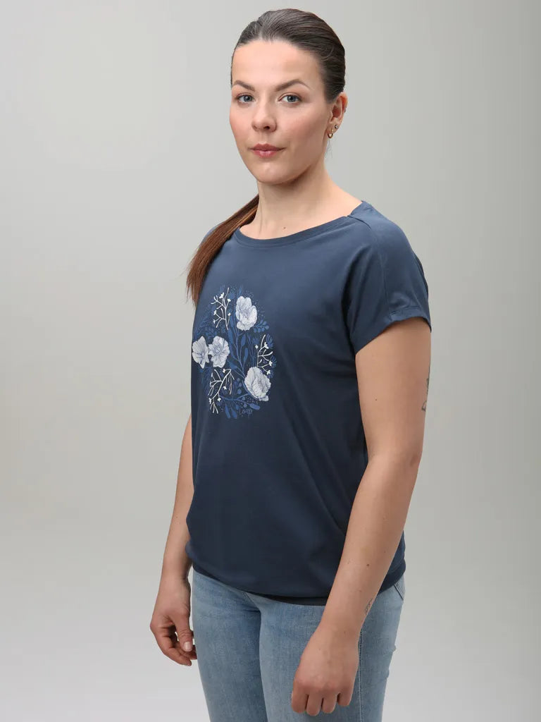 Dámske tričko loap barga modré l