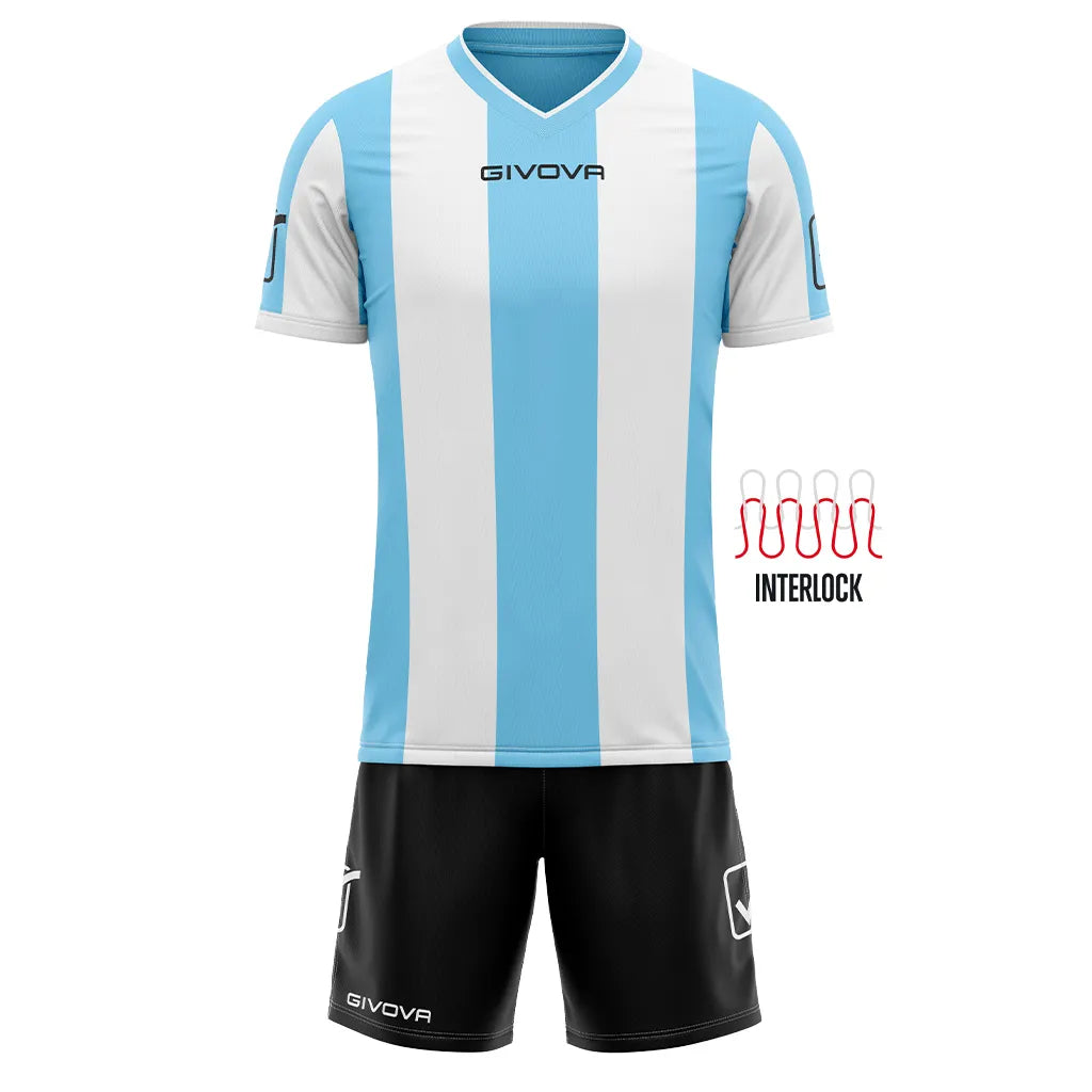 Sports Set Givova Catalano Sky-white Blue