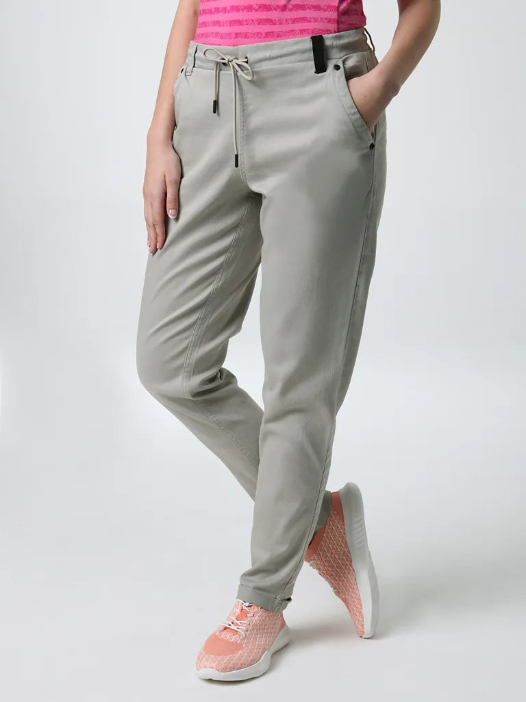 Calça feminina loap debora cinza s