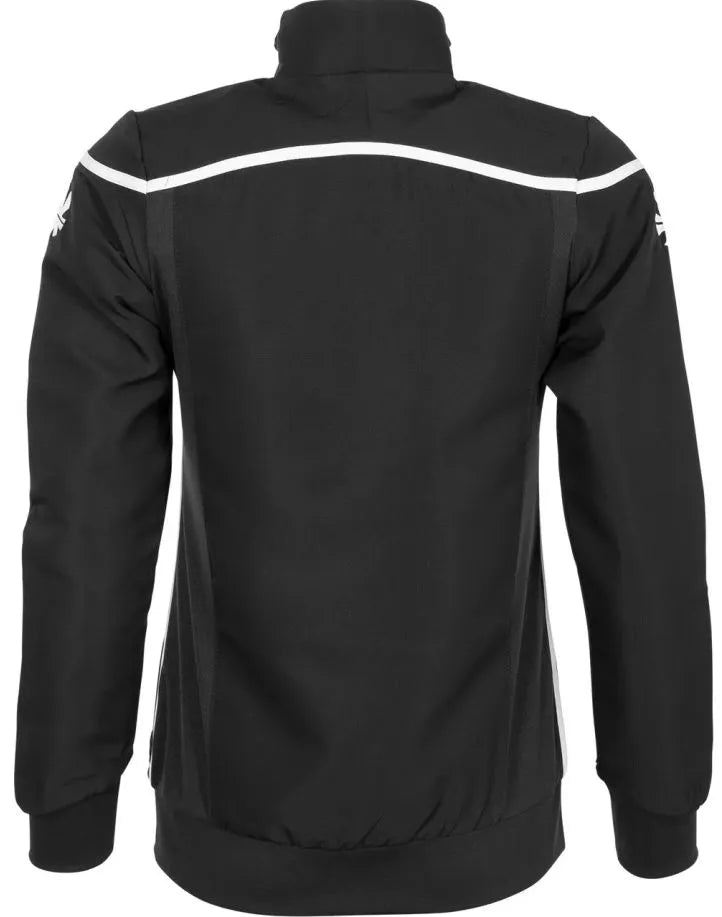 Chaqueta universitaria reece para mujer negro-blanco negro l