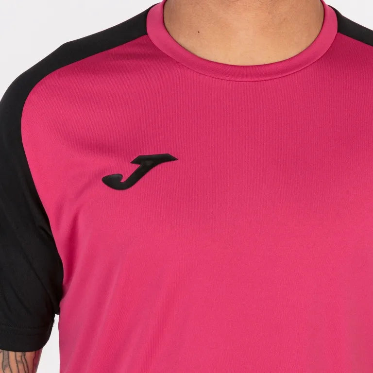 Joma academy iv t-shirt de sport fuchsia-noir xl