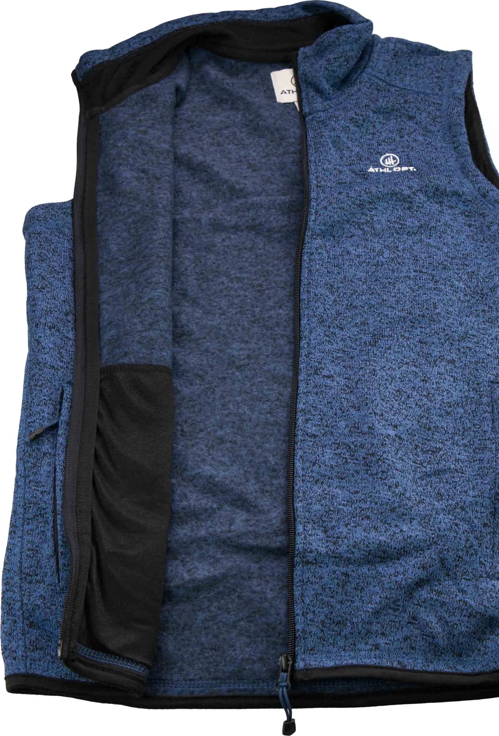 Colete feminino athl. dpt jasmim azul melange azul s