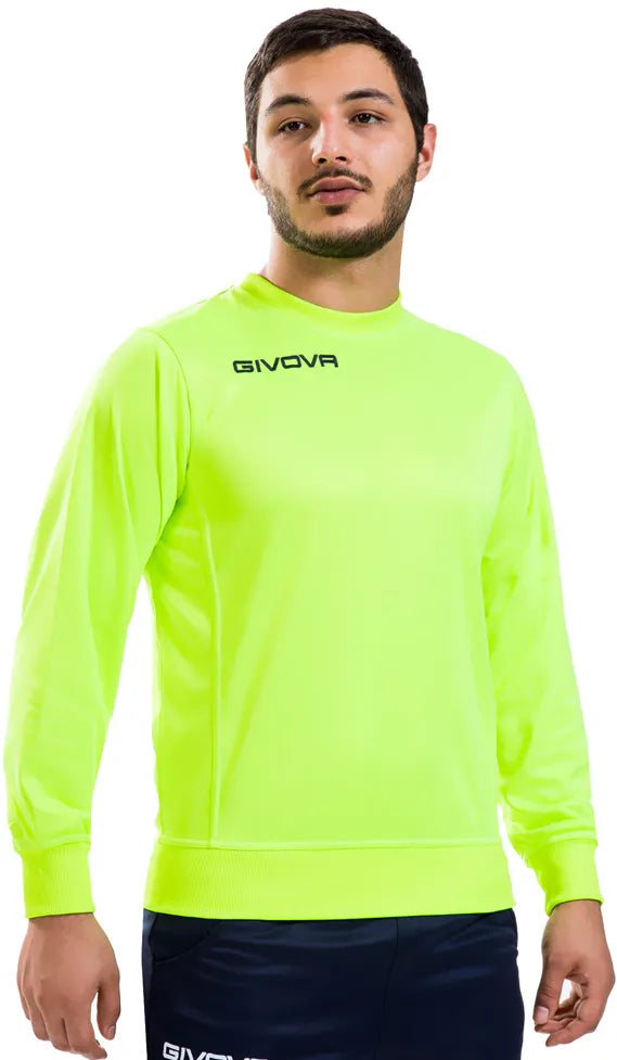 Hanorac sport Givova Polarfleece One Yellow 2xl