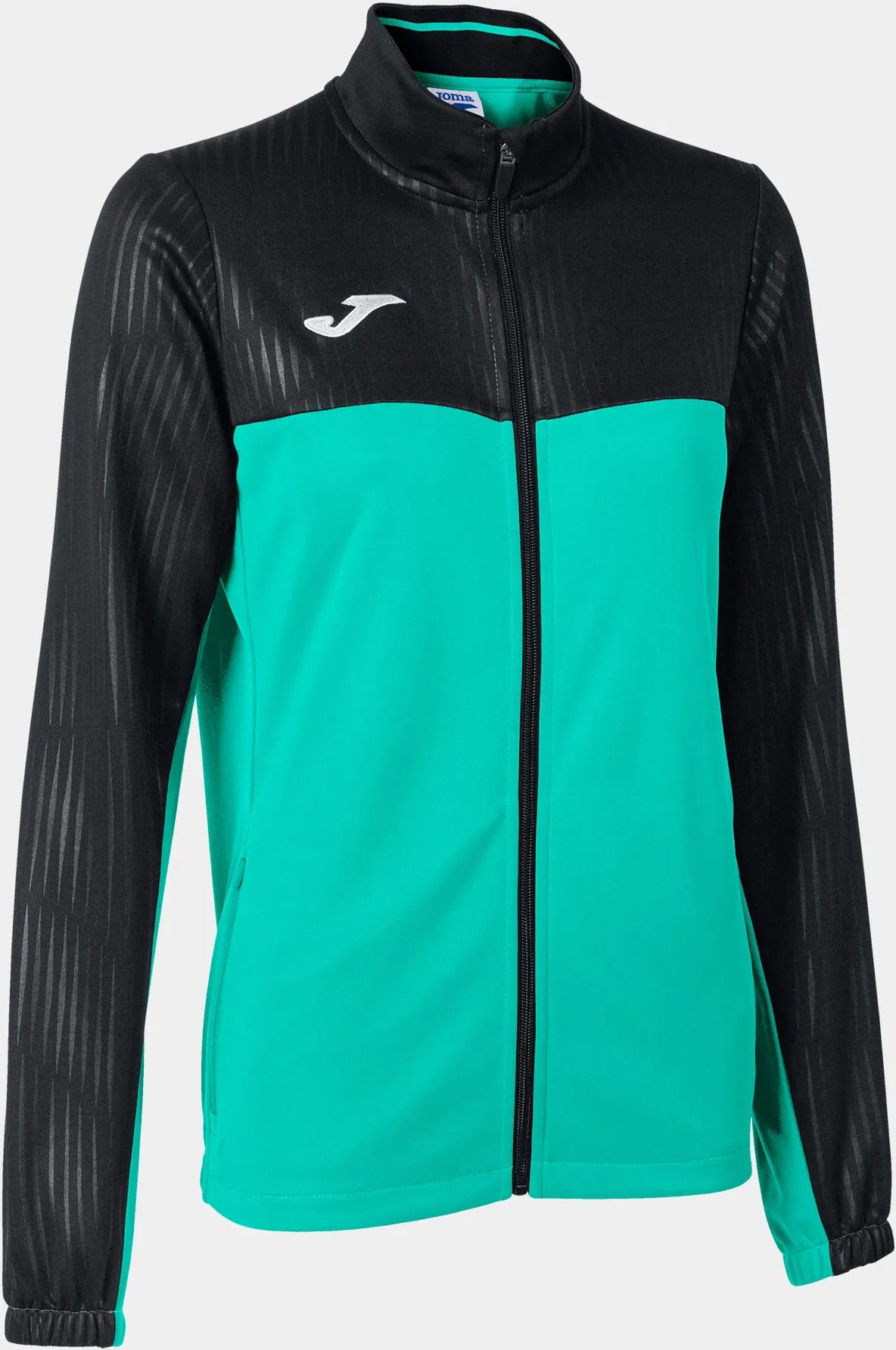 Damessweatshirt joma montreal full zip groen-zwart groen xs