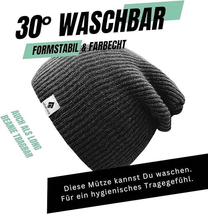 Gorros De Invierno Urban Ace Unisex Crew Gorros Negro Negro