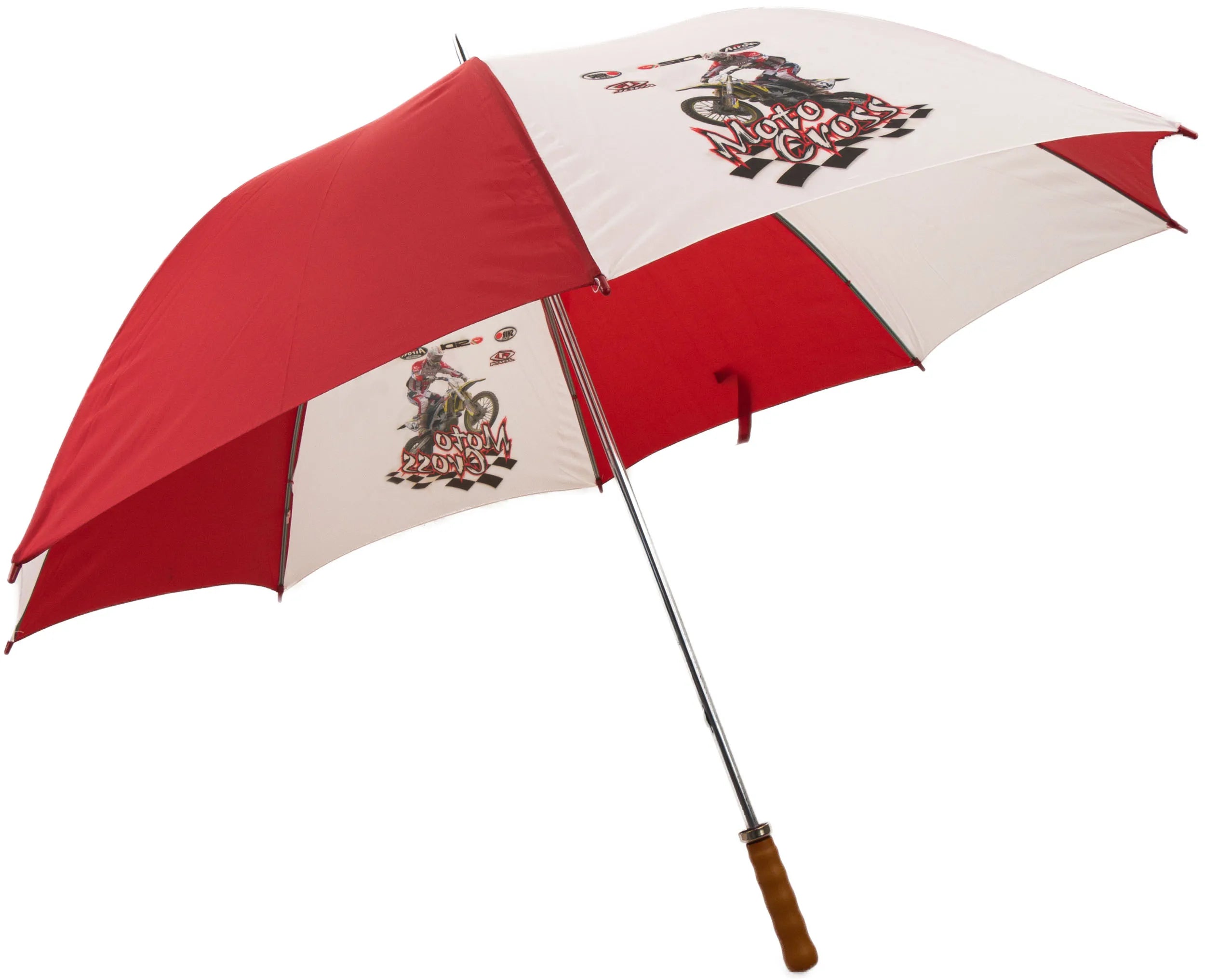 Impliva Paraplu Rood-wit Moto1 Rood