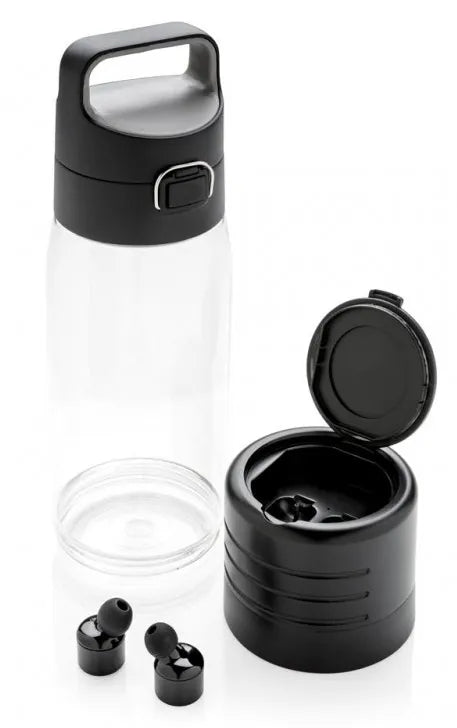 Xd design hydrate draadloze hoofdtelefoonfles zwart