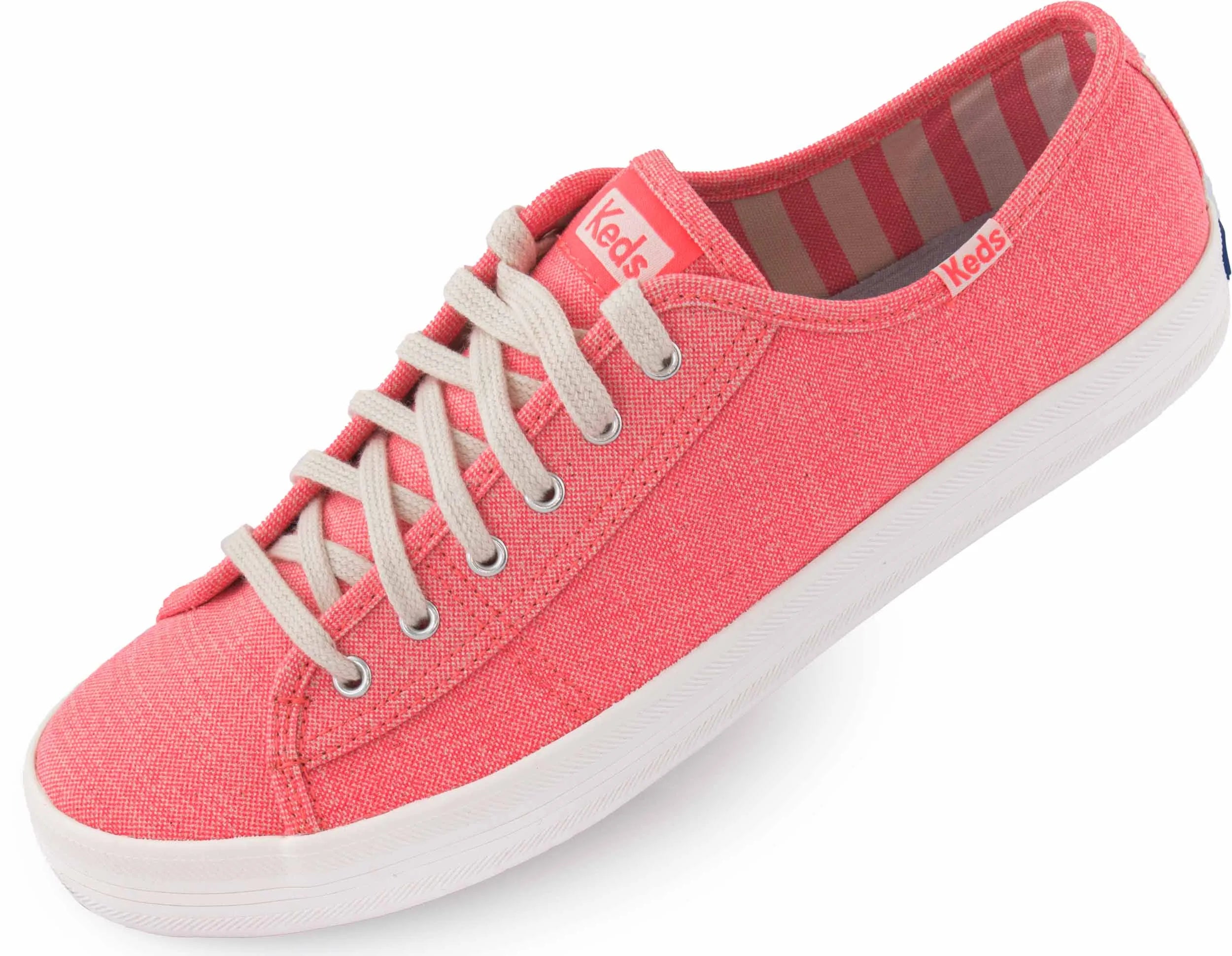 Scarpe Da Donna Keds Wms Kickstart Canvas Corallo Brillante Arancione Rosa