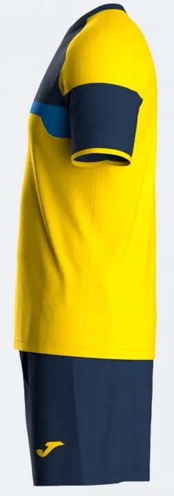 Conjunto esportivo joma danubio iii amarelo-amarelo marinho m