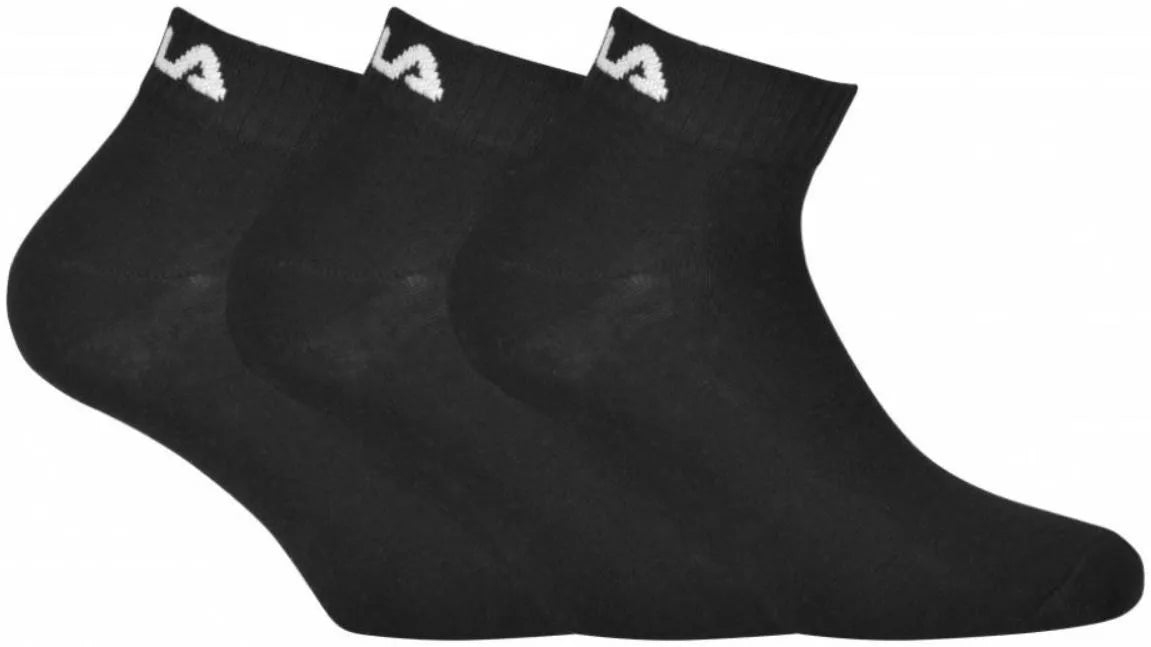 Calcetines Fila quarter 3-pack negro negro 35-38