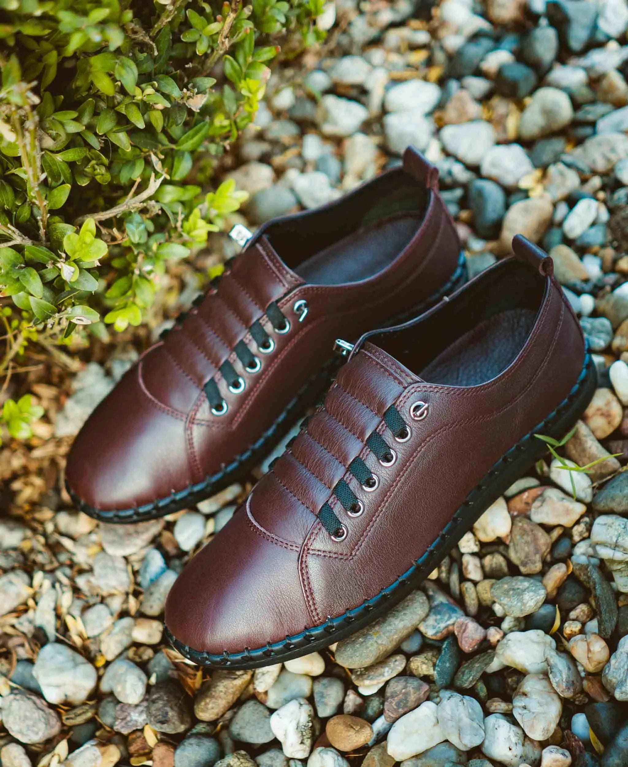 Damen-Lederschuhe Nell M6019 Braun