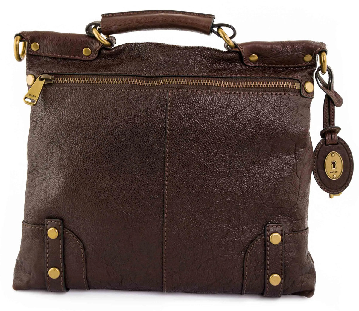 Kézitáska Fossil Wmns válltáska Emilia Flat Crossbody Brown